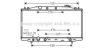 AVA QUALITY COOLING HD2224 Radiator, engine cooling